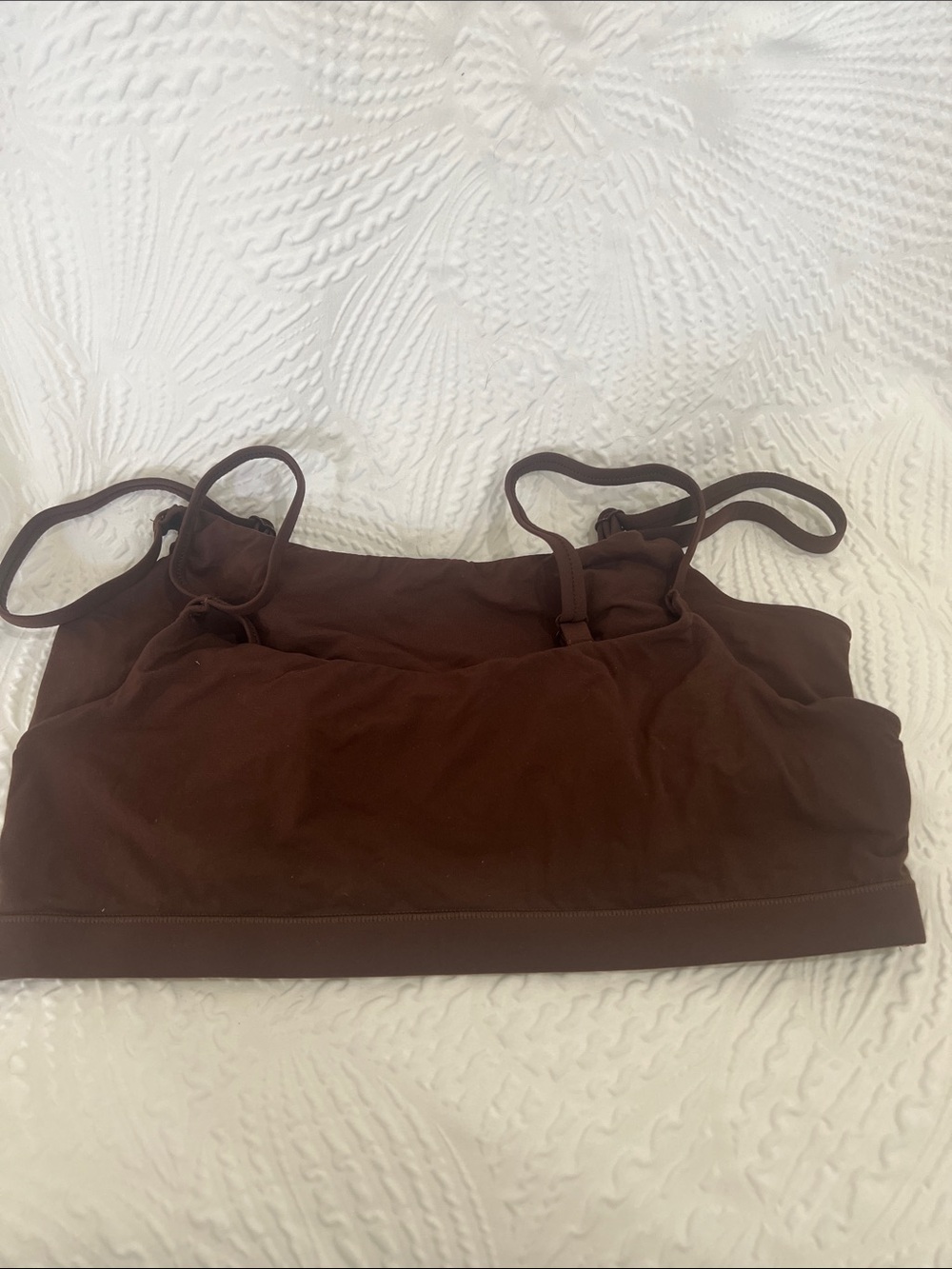 NWOT Quince Stretch Brown Bralette 2 pk